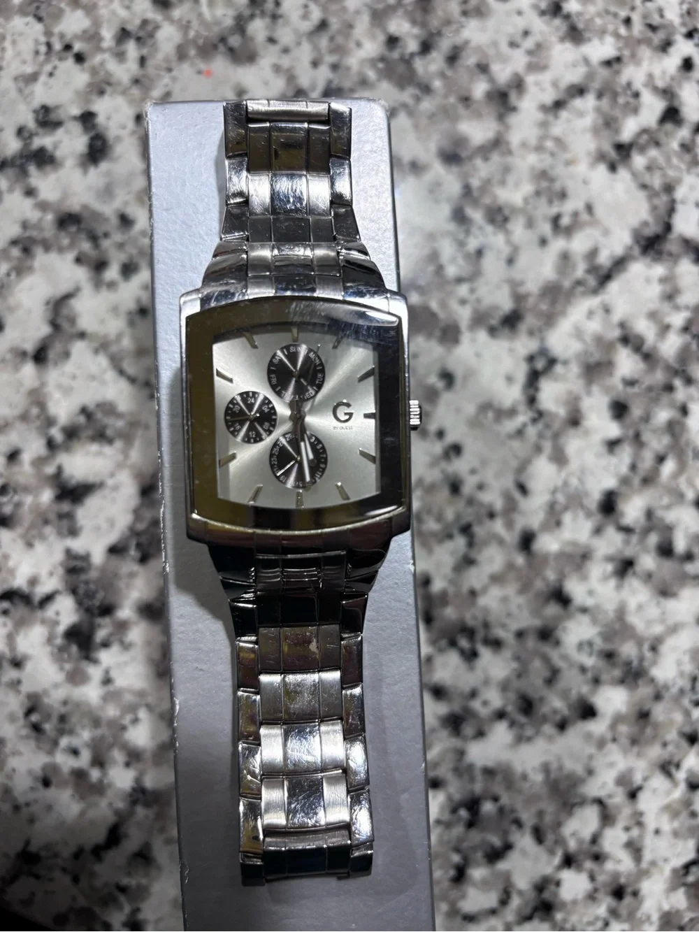 Stainless Steel Silver Men’s Guess Watch